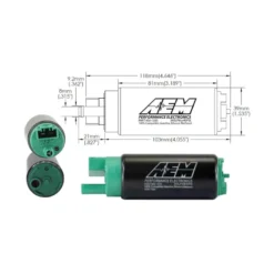 AEM 320l/h In-tank Bränslepump (Bensin/E85)