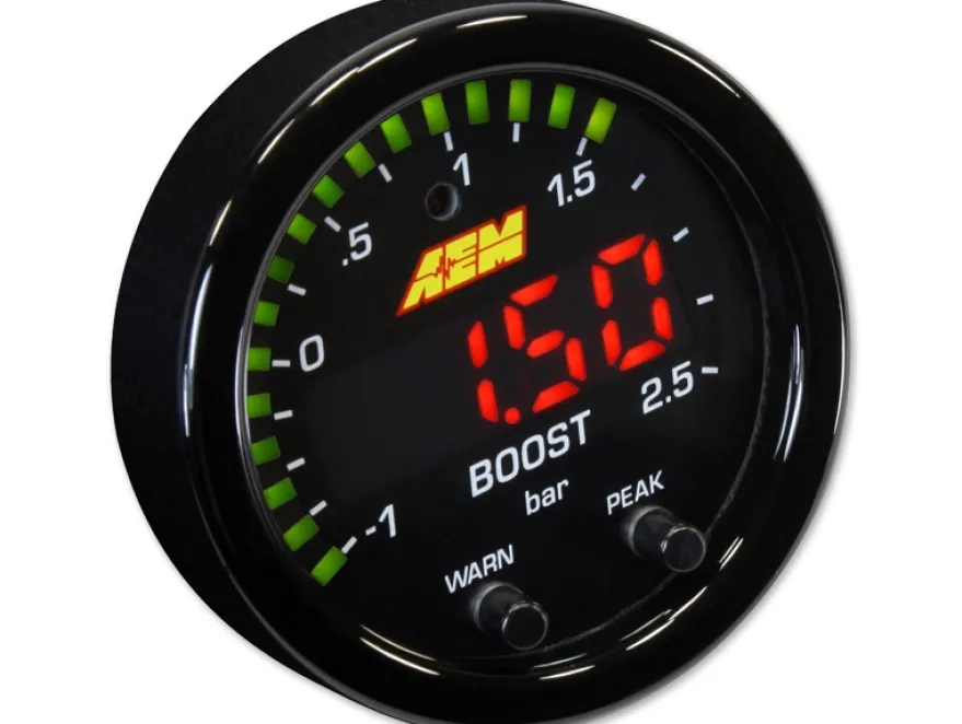 AEM X-Serien Digital Laddtrycksmätare (-1-2.5 BAR)