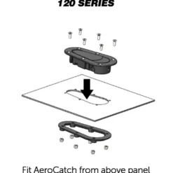 Aerocatch Huvlås Med Lås