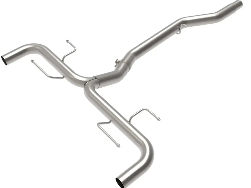 Alfa Romeo Giulia 2017-2024 L4-2.0L (t) Mach Force-Xp 2in to 2-1/2in 304SS Axle-Back Sportavgassystem aFe Power