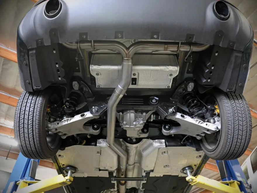 Alfa Romeo Giulia 2017-2024 L4-2.0L (t) Mach Force-Xp 2in to 2-1/2in 304SS Axle-Back Sportavgassystem aFe Power