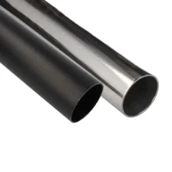Aluminiumrör Rak - Silver / Svart QSP Products