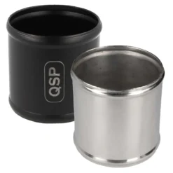 Aluminiumskarv (75mm Lång) Svart / Silver QSP Products
