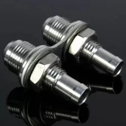 16 - AN10 (5/8'' - AN10) Dubbel Bulkhead Slangadapter SmalT7 Design