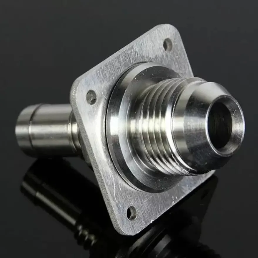 16 - AN10 (5/8'' - AN10) Dubbel Bulkhead Slangadapter EnkelT7 Design