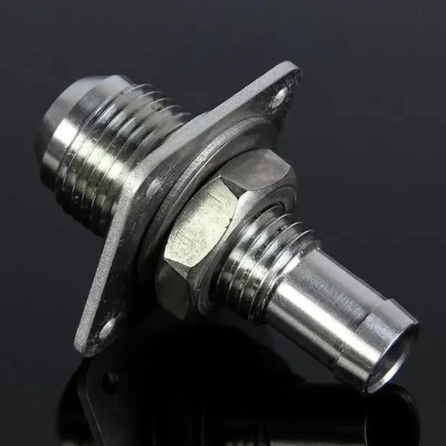 16 - AN10 (5/8'' - AN10) Dubbel Bulkhead Slangadapter EnkelT7 Design