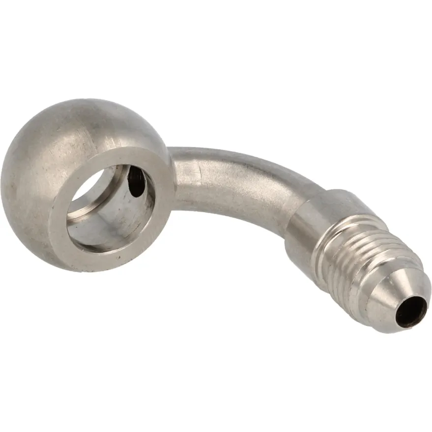 90° AN3 / 12mm Banjo Rostfritt QSP