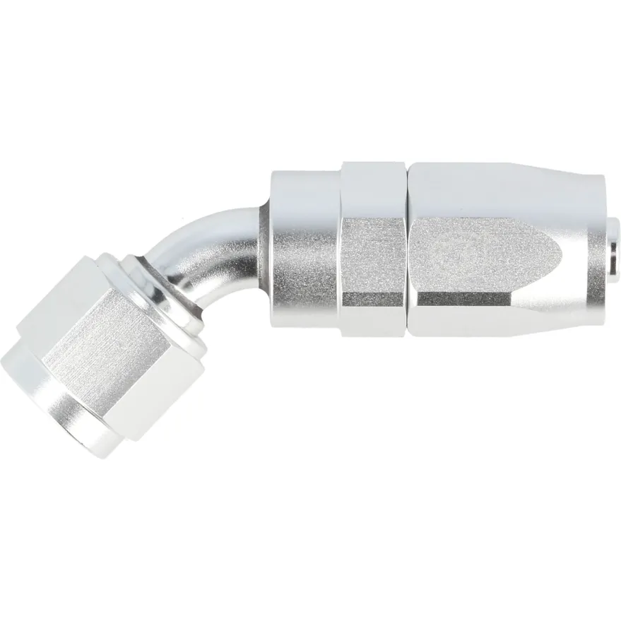 45° AN8 Slangände - Silver QSP