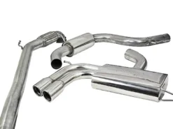 Audi A3 (8P) 2.0 TFSI 2WD (3 & 5-dörrars) 04-12 Turboback-sportavgassystem (Med De-Cat & Ljuddämpare) Cobra Sport