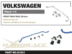 Audi A1 / Skoda Fabia / Kamiq / Scala / VW POLO / T cross 2017-2021 Främre Krängningshämmare Hardrace