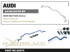 AUDI A4/S4/RS4/A5/S5/RS5 B9 16- Bakre Krängingshämmare 25.4MM Hardrace