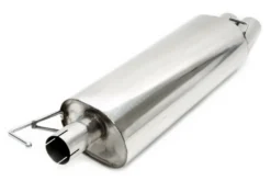 Audi /Seat / VW A3, Leon,Golf IV A3 Typ 8L, / Leon, Typ 1M, / Golf IV, Typ 1J 1996-2005 Bakre ljuddämpare med 2x76mm Runda Utblås TA Technix