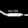 Audi 80-S2/RS2 B4-8C 1991-1994 Rostfritt Sportavgassystem Catback TA Technix