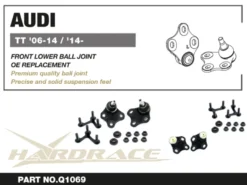 Audi TT MK2 / MK3 2006-2023 Främre Spindelled Hardrace
