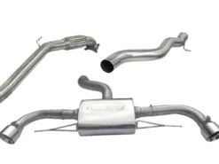 Audi TT 2.0 TFSI (Mk2) ¬†(Quattro) 12- Turboback-sportavgassystem (Med De-Cat & Ej Ljuddämpat) Cobra Sport