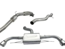 Audi TT 2.0 TFSI (Mk2) ¬†(Quattro) 12- Turboback-sportavgassystem (Med Sportkatalysator & Ej Ljuddämpat) Cobra Sport