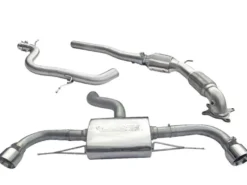 Audi TT 1.8 & 2.0 TFSI (Mk2) (2WD) Dual Exit T/Ps 11- Turboback-sportavgassystem (Med De-Cat) Cobra Sport