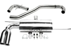 Audi / VW A3, Golf V, Golf Plus A3, Typ 8P, / Golf V, Typ 1K, / Golf Plus, Typ 1KP 2003-2013 Avgassystem Racing Rostfritt Stål TA Technix