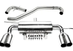 Audi / VW A3, Golf V, Golf Plus A3, Typ 8P, / Golf V, Typ 1K, / Golf Plus, Typ 1KP 2003-2013 Duplex Rostfritt Stål Racingavgassystem TA Technix