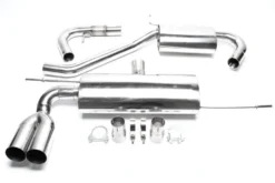 Audi / VW A3, Golf V, Golf Plus A3, Typ 8P, / Golf V, Typ 1K, / Golf Plus, Typ 1KP 2003-2013 Rostfritt Sportavgassystem Catback TA Technix