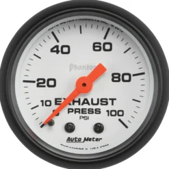 Avgastrycksmätare 52mm 100PSI (Mekanisk) PHANTOM