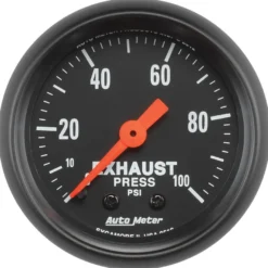 Avgastrycksmätare 52mm 100PSI (Mekanisk) Z-SERIES