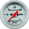 Bränsletrycksmätare (Fuelrail) (RAM 6.7L) 52mm 30KPSI (Digital Stepper-motor) Ultra-Lite