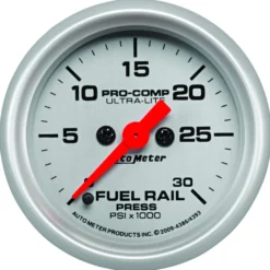 Bränsletrycksmätare (Fuelrail) (RAM 6.7L) 52mm 30KPSI (Digital Stepper-motor) Ultra-Lite