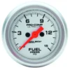 Bränsletrycksmätare 52mm 15PSI (Digital Stepper-motor) Ultra-Lite