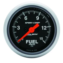 Bränsletrycksmätare 52mm 15PSI (Digital Stepper-motor) SPORT-COMP