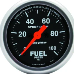 Bränsletrycksmätare 52mm 100PSI (Digital Stepper-motor) SPORT-COMP