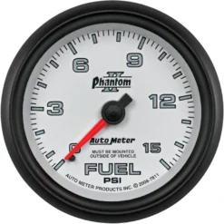 Bränsletrycksmätare 66.7mm 15PSI (Mekanisk) PHANTOM II