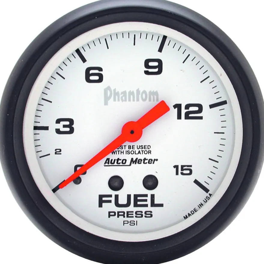 Bränsletrycksmätare 66.7mm 15PSI (Mekanisk) PHANTOM
