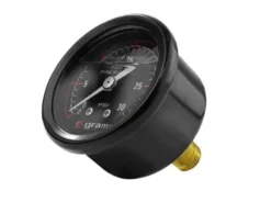 Bränsletrycksmätare 0-30psi - Svart Grams Performance