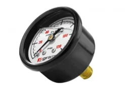 Bränsletrycksmätare 0-120psi - Vit Grams Performance