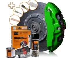 Bromsoksfärg Foliatec komplett paket power green