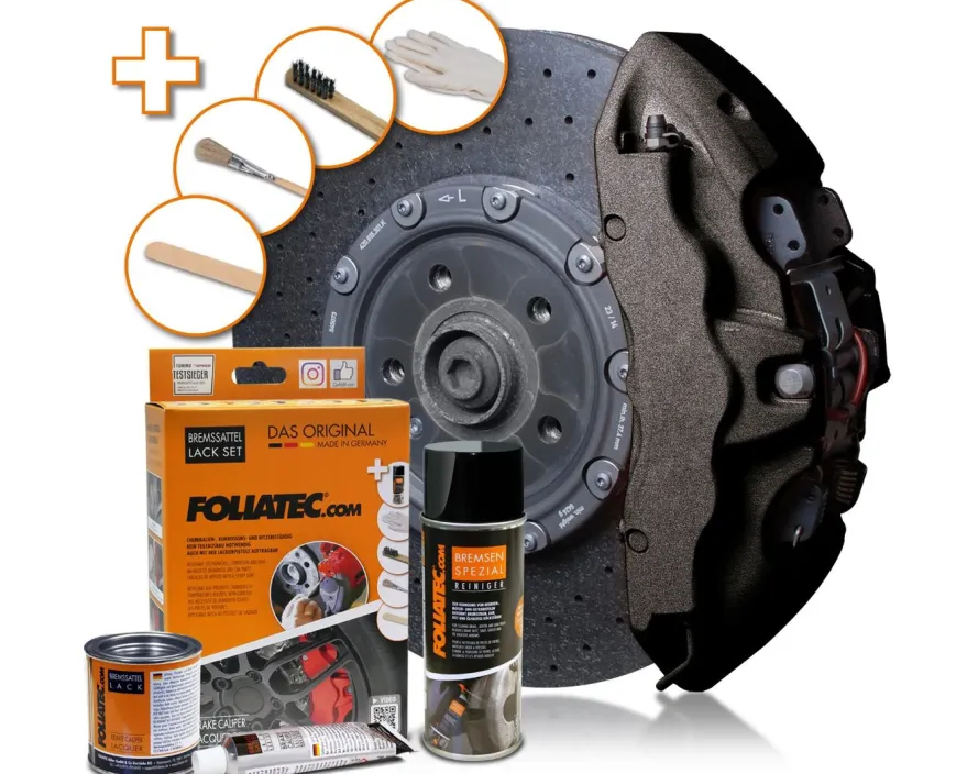 Bromsoksfärg Grå Metallic Foliatec