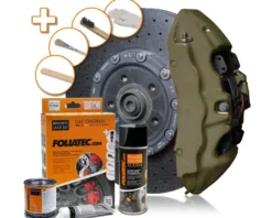 Bromsoksfärg Grön ''Combat Green Matt'' Foliatec