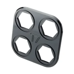 Bulkhead Plåtkit - Fyrkantig, Bakplatta & O-ringar - SvartT7 Design