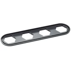 Bulkhead Plåtkit - Inline 4, Bakplatta & O-ringar - SvartT7 Design