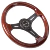 Classic Träratt 330mm 3-ekrad Mattsvart Centrum NRG