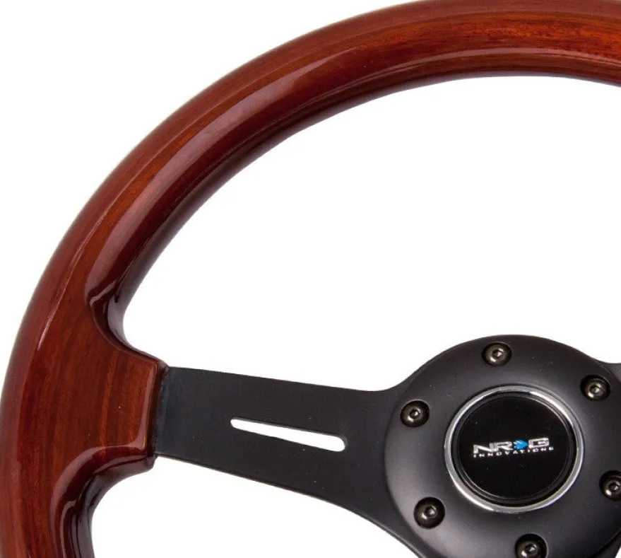 Classic Träratt 330mm 3-ekrad Mattsvart Centrum NRG