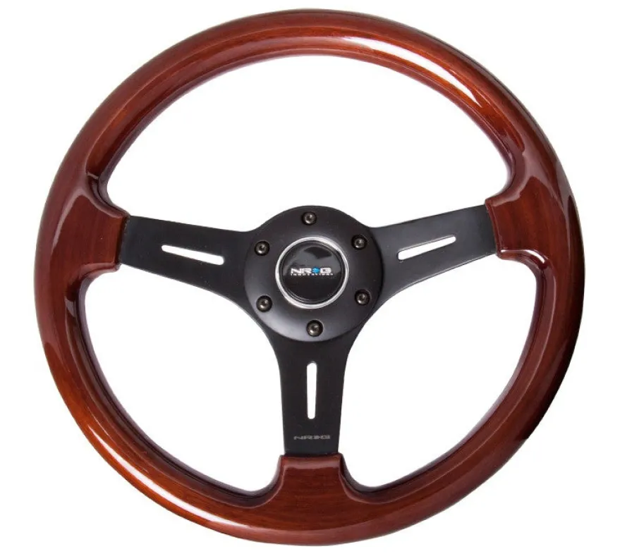 Classic Träratt 330mm 3-ekrad Mattsvart Centrum NRG