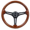 Classic Träratt 350mm 3-ekrad Mattsvart Centrum NRG