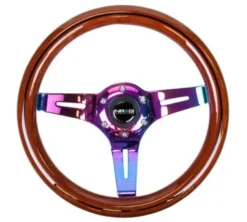 Classic Träratt Svart Linje 310mm 3-ekrad Neo-chrome Centrum NRG