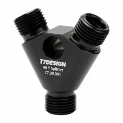 -6 30 Degree Y Splitter / Splicer (High Side) 5/8-18 (High Flow) MIO - Male Insert O-Ring
