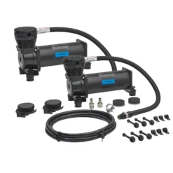 Dual Pack Kompressorer Luftfjädring NXT-5 SQ Svart CE-Märkt Airworx Suspension