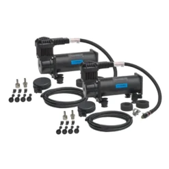 Dual Pack Kompressorer Luftfjädring NXT-4 Svart CE-Märkt Airworx Suspension