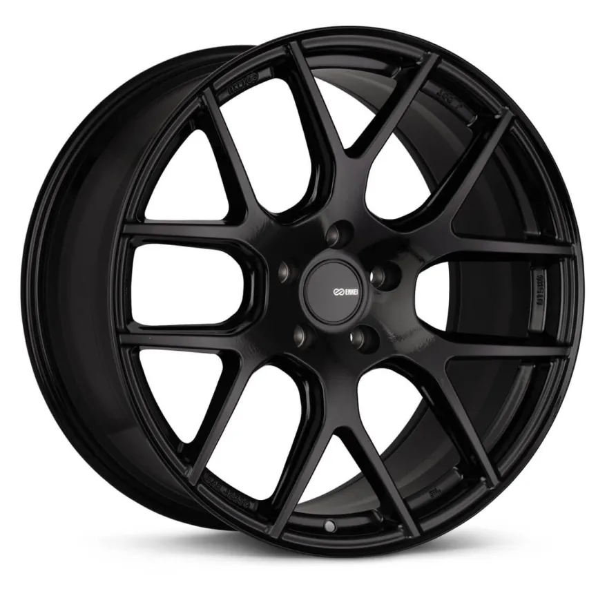 Enkei, XM-6, 18x8, 45, 5x112, 72,6, Blanksvart Fälg