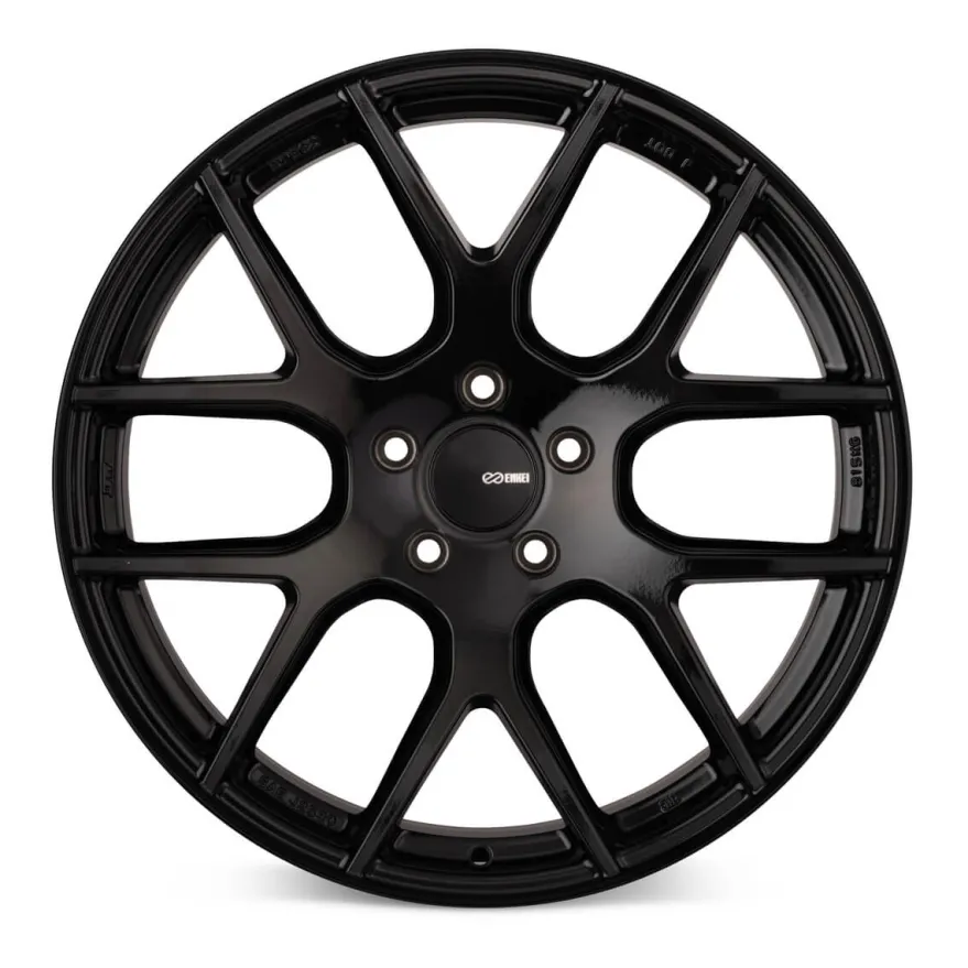 Enkei, XM-6, 18x8, 45, 5x112, 72,6, Blanksvart Fälg